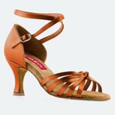 25% kedvezménnyel latin női tánccipő Paoul 170 model - TAN SATIN